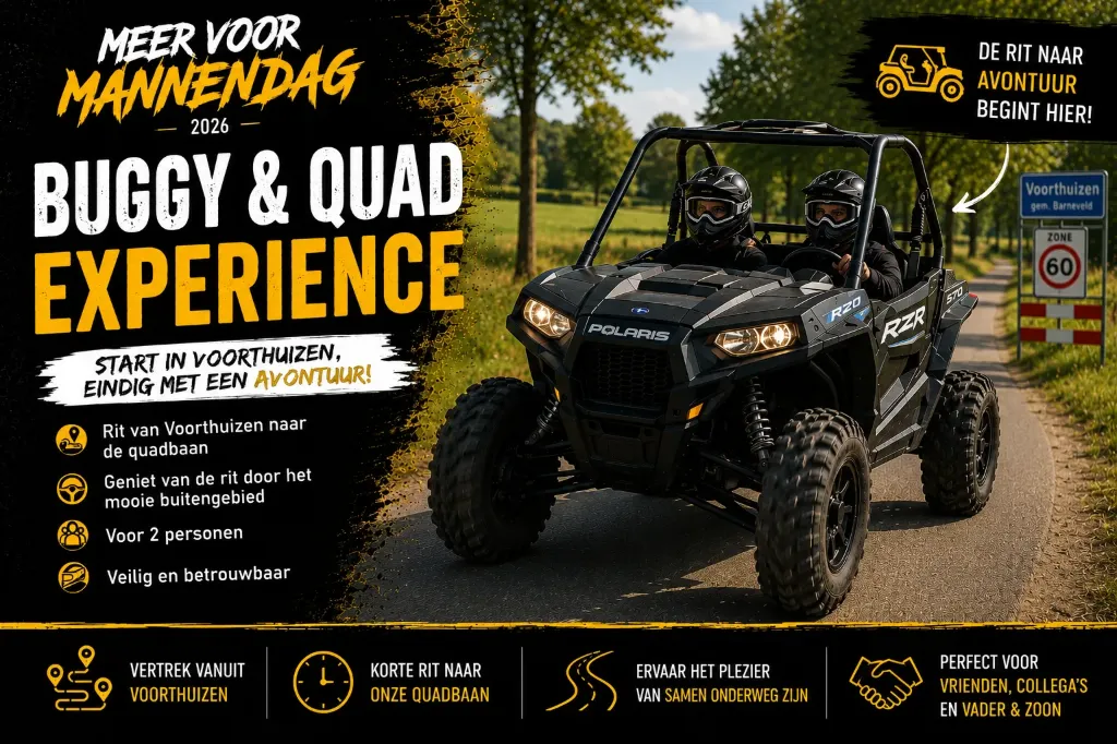 Meer voor Mannendag: Buggy & Quad Experience